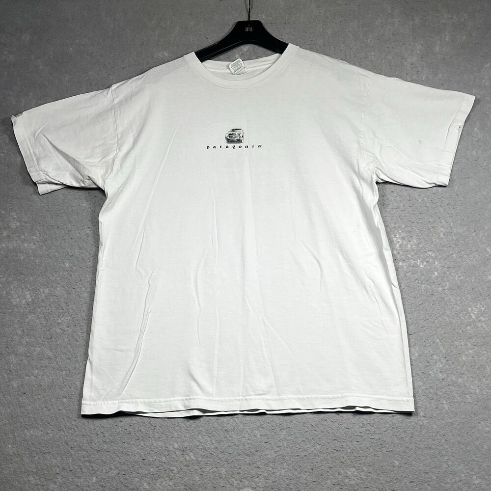 Vtg Patagonia Beneficial T's Short Sleeve T Shirt Men’s Large USA Organic Cotton - Picture 3 of 12